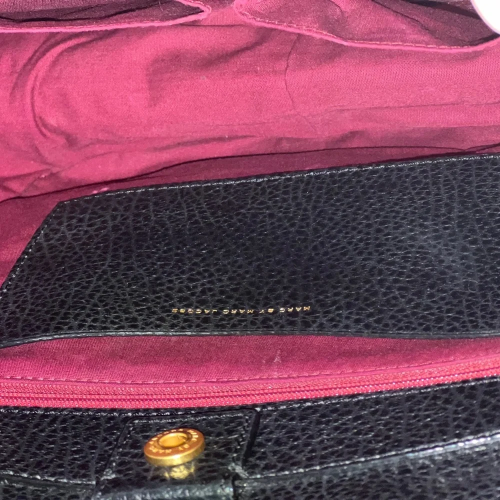 Marc by Marc Jacobs Roaster Satchel Black Leather